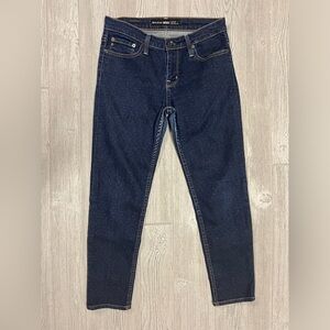 Big Star Alex Mid Rise Fit Mini Polka Dots Skinny Jeans Size 27 Inseam 24.5"